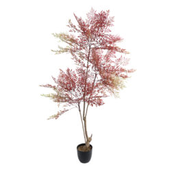Alternative view of GloboStar® Artificial Garden RED NANDINA PLANT 20966 Διακοσμητικό Φυτό Κόκκινη Ναντίνα Φ66 x Υ150cm