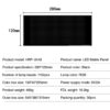 GLOBOSTAR® MATRIX GLB-106-0006 Κυλιόμενη Ψηφιακή Επιγραφή / Κορνίζα 27x12cm P4 48×24 Pixel LED 10W AC 220-240V Αδιάβροχο IP65 Πολύχρωμο RGB – Bluetooth Control μέσω iPIXEL APP – Μ28 x Π0.4 x Υ12cm – 2 Χρόνια Εγγύηση