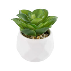 Alternative view of GloboStar® Artificial Garden SUCCULENT ECHEVERIA 21003 Διακοσμητικό Φυτό Παχύφυτο Εχεβέρια Υ8cm