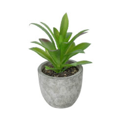 Alternative view of GloboStar® Artificial Garden SUCCULENT ALOE POTTED PLANT 21012 Διακοσμητικό Φυτό Αλόη  Φ9 x Υ13cm