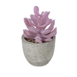 Alternative view of GloboStar® Artificial Garden SUCCULENT CRASSULA POTTED PLANT 21029 Διακοσμητικό Φυτό Κρασούλα  Φ7 x Υ10,5cm