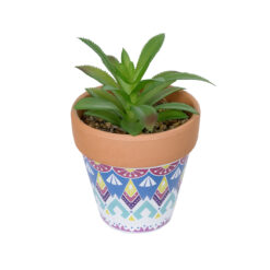 Alternative view of GloboStar® Artificial Garden SUCCULENT ALOE POTTED PLANT 21040 Διακοσμητικό Φυτό Αλόη Φ9 x Υ14cm
