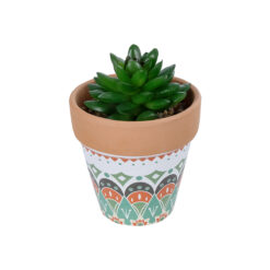 Alternative view of GloboStar® Artificial Garden SUCCULENT SANSEVIERIA POTTED PLANT 21051 Διακοσμητικό Φυτό Σανσεβιέρια  Φ8x Υ14cm
