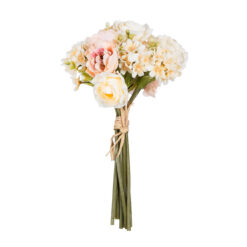 Alternative view of GloboStar® Artificial Garden PEONY FLOWER BOUQUET 21087 Τεχνητό Διακοσμητικό Μπουκέτο Παιώνιας Y30cm