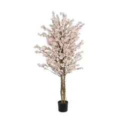 Alternative view of GloboStar® Artificial Garden PINK CHERRY 21098 Τεχνητό Διακοσμητικό Δέντρο Κερασιά Μ80 x Π80 x Υ160cm