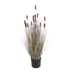 Alternative view of GloboStar® Artificial Garden BROWN LAGURUS 21099 Διακοσμητικό Φυτό Καφέ Λαγοουρά Υ70cm