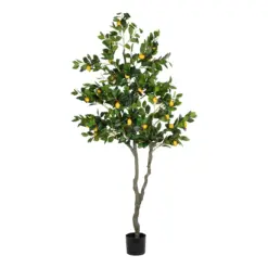 Alternative view of GloboStar® Artificial Garden LEMON TREE 21106 Τεχνητό Διακοσμητικό Δέντρο Λεμονιά Υ200cm