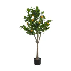 Alternative view of GloboStar® Artificial Garden ORANGE TREE 21108 Τεχνητό Διακοσμητικό Δέντρο Πορτοκαλιά Μ70 x Π50 x Υ120cm