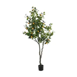 Alternative view of GloboStar® Artificial Garden ORANGE TREE 21110 Τεχνητό Διακοσμητικό Δέντρο Πορτοκαλιά Μ110 x Π80 x Υ200cm