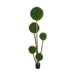 Alternative view of GloboStar® Artificial Garden BUXUS TREE 21111 Τεχνητό Διακοσμητικό Δέντρο Buxus Μ65 x Π60 x Υ200cm