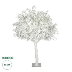 GloboStar® Artificial Garden ALMOND TREE 21113 Τεχνητό Διακοσμητικό Δέντρο Αμυγδαλιά Μ180 x Π180 x Υ200cm