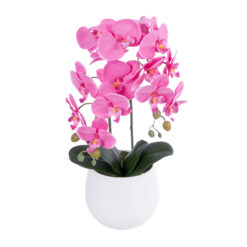 Alternative view of GloboStar® Artificial Garden PINK ORCHID 21116 Διακοσμητικό Φυτό Ροζ Ορχιδέα Υ45cm