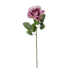 Alternative view of GloboStar® Artificial Garden  PINK ROSE BRANCH 21136 Τεχνητό Διακοσμητικό Κλαδί ΡοζΤριαντάφυλλο Y50cm