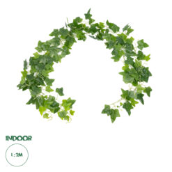 GloboStar® Artificial Garden ENGLISH IVY GARLAND 21146 Τεχνητή Διακοσμητική Αγγλική Γυρλάντα Φ20 x Υ200cm Σετ 2 τεμαχίων