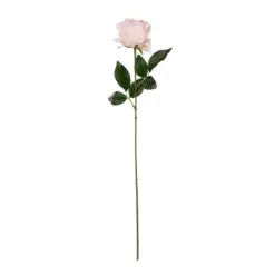 Alternative view of GloboStar® Artificial Garden PINK ROSE BRANCH 21148 Τεχνητό Διακοσμητικό Κλαδί Τριαντάφυλλα Ροζ Y63cm