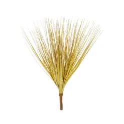 Alternative view of GloboStar® Artificial Garden YELLOW GRASS BOUQUET 21156 Τεχνητό Διακοσμητικό Μπουκέτο Grass Μπέζ  Y45cm