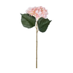 Alternative view of GloboStar® Artificial Garden SALMON HYDRANGEA BRANCH 21175 Τεχνητό Διακοσμητικό  Κλαδί Ορτανσίας Σαμπανιζέ  Y47cm