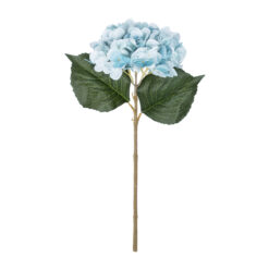 Alternative view of GloboStar® Artificial Garden SKY BLUE HYDRANGEA BRANCH 21177 Τεχνητό Διακοσμητικό Κλαδί Ορτανσίας Γαλάζιο  Y47cm