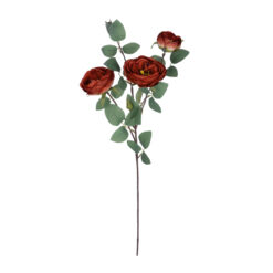 Alternative view of GloboStar® Artificial Garden RED CLIMBING ROSE BRANCH 21182 Τεχνητό Διακοσμητικό Κλαδί Τριαντάφυλλο Κόκκινο Y70cm