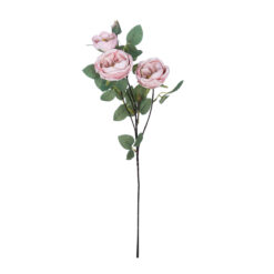 Alternative view of GloboStar® Artificial Garden PINK CLIMBING ROSE BRANCH 21184 Τεχνητό Διακοσμητικό Κλαδί Τριαντάφυλλο Ροζ Y70cm