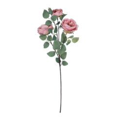 Alternative view of GloboStar® Artificial Garden HOT PINK CLIMBING ROSE BRANCH 21185 Τεχνητό Διακοσμητικό Κλαδί Τριαντάφυλλο Έντονο Ροζ Y70cm
