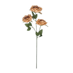 Alternative view of GloboStar® Artificial Garden PEACH  CLIMBING ROSE BRANCH 21189 Τεχνητό Διακοσμητικό Κλαδί Τριαντάφυλλο Ροδακινί Y66cm