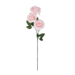 Alternative view of GloboStar® Artificial Garden LIGHT PINK  CLIMBING ROSE BRANCH 21193 Τεχνητό Διακοσμητικό Κλαδί Τριαντάφυλλο Ανοιχτό Ροζ Y66cm
