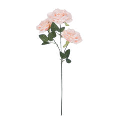 Alternative view of GloboStar® Artificial Garden PALE PINK CLIMBING ROSE BRANCH 21195 Τεχνητό Διακοσμητικό Κλαδί Τριαντάφυλλο απαλό Ροζ Y66cm