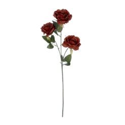 Alternative view of GloboStar® Artificial Garden RED CLIMBING ROSE BRANCH 21196 Τεχνητό Διακοσμητικό Κλαδί Τριαντάφυλλο Κόκκινο Y66cm