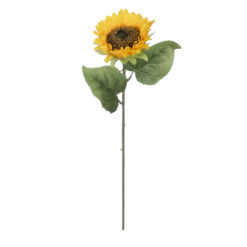 Alternative view of GloboStar® Artificial Garden YELLOW SUNFLOWER  BRANCH 21212 Τεχνητό Διακοσμητικό Κλαδί Ηλιοτρόπιο Κίτρινο Y50cm