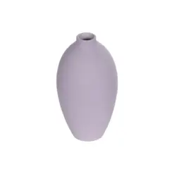 Alternative view of GloboStar® Artificial Garden AMETHYST 21267 Διακοσμητικό Κεραμικό Βάζo Μωβ Π8 x Μ8 x Υ14cm