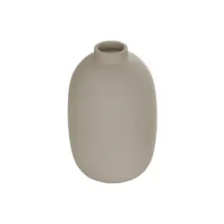 Alternative view of GloboStar® Artificial Garden PHUKET 21276 Διακοσμητικό Κεραμικό Βάζo Καφέ Π10 x Μ10 x Υ15cm