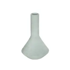 Alternative view of GloboStar® Artificial Garden TANAH 21282 Διακοσμητικό Κεραμικό Βάζo Γκρι Π13 x Μ13 x Υ20cm
