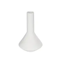 Alternative view of GloboStar® Artificial Garden ARMENINVILLE 21283 Διακοσμητικό Κεραμικό Βάζo Λευκό Π16 x Μ16 x Υ25cm