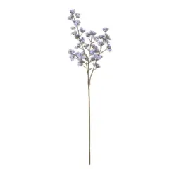 Alternative view of GloboStar® Artificial Garden TAKASAGO CHERRY BLOSSOM 21294 Τεχνητό Διακοσμητικό Κλαδί Λιλά Κερασιάς Μ25 x Π10 x Υ81cm