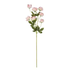 Alternative view of GloboStar® Artificial Garden PINK BRANCH PEONY 21296 Τεχνητό Διακοσμητικό Κλαδί Ρόζ Παιώνιας Y76cm