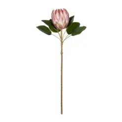 Alternative view of GloboStar® Artificial Garden PINK KING FLOWER BRANCH 21300 Τεχνητό Διακοσμητικό Κλαδί KING FLOWER Ρόζ Y70cm