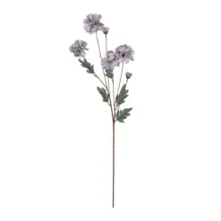 Alternative view of GloboStar® Artificial Garden PURPLE CHRYSANTHEMUM BRANCH 21303 Τεχνητό Διακοσμητικό Μωβ Κλαδί Χρυσάνθεμο Y83cm