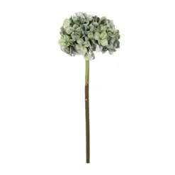 Alternative view of GloboStar® Artificial Garden GREEN HYDRANGEA BRANCH 21316 Τεχνητό Διακοσμητικό Κλαδί Πράσινη Ορτανσία Y47cm