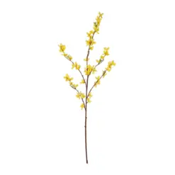 Alternative view of GloboStar® Artificial Garden YELLOW WINDER JASMIN BRANCH 21321 Τεχνητό Διακοσμητικό Κίτρινο Κλαδί Γιασεμί Y92cm