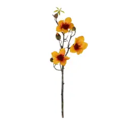 Alternative view of GloboStar® Artificial Garden ORANGE KAPOK BRANCH 21331 Τεχνητό Διακοσμητικό Κλαδί Πορτοκαλί Καποκ Y92cm