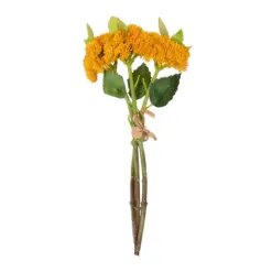 Alternative view of GloboStar® Artificial Garden ORANGE SEDUM BOUQUET 21346 Τεχνητό Διακοσμητικό Μπουκέτο Πορτοκαλί Σέδο Y30cm