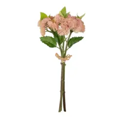 Alternative view of GloboStar® Artificial Garden SALMON PINK SEDUM BOUQUET 21350 Τεχνητό Διακοσμητικό Μπουκέτο Ροζ Σέδο Y30cm
