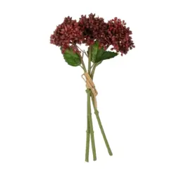 Alternative view of GloboStar® Artificial Garden RED HYACINTH BOUQUET 21353 Τεχνητό Διακοσμητικό Μπουκέτο Κόκκινος Υάκυνθος Y30cm