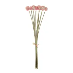 Alternative view of GloboStar® Artificial Garden PINK DANDELION BOUQET 21359 Τεχνητό Διακοσμητικό Ταραξάκο Μπουκέτο Y54cm