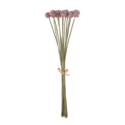 Alternative view of GloboStar® Artificial Garden PURPLE DANDELION BOUQET 21360 Τεχνητό Διακοσμητικό Ταραξάκο Μπουκέτο Y54cm