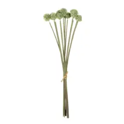 Alternative view of GloboStar® Artificial Garden PALE GREEN DANDELION BOUQET 21362 Τεχνητό Διακοσμητικό Ταραξάκο Μπουκέτο Y54cm