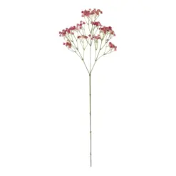 Alternative view of GloboStar® Artificial Garden PALE PINK BRANCH BABY BREATH 21369 Τεχνητό Διακοσμητικό Κλαδί Ροζ Γυψοφίλης Y61cm
