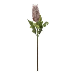 Alternative view of GloboStar® Artificial Garden PURPLE STIPA FRUIT BRANCH 21375 Τεχνητό Διακοσμητικό Κλαδί Στίπα  Y69cm