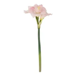 Alternative view of GloboStar® Artificial Garden PINK KAFFIR LILY BRANCH 21390 Τεχνητό Διακοσμητικό Κλαδί Ροζ Κρίνο Y58cm